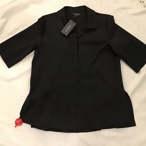 Lafayette 148 New York NEW Black Blouse